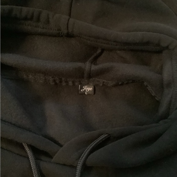 Joyce Shiba Boba Tea Dog Hoodie Sweatshirt Kangaroo Pocket Size Large - Picture 3 of 4